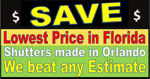 40% discount on plantation shutters in orlando 